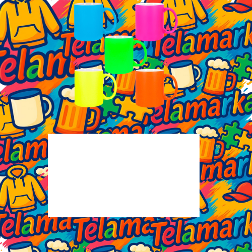 Tazas efecto Neón