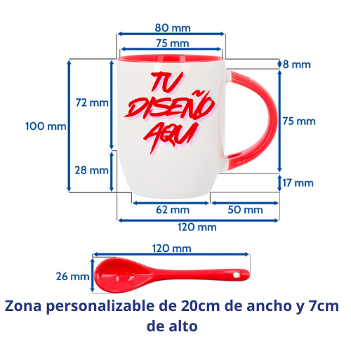Taza con cuchara