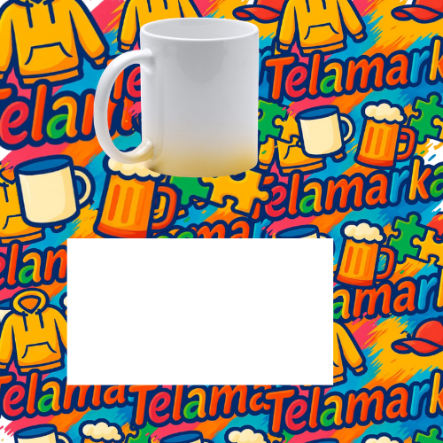 Taza con degradado de color