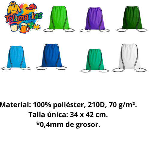 Mochila tipo bolsa