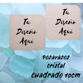 Posavasos de Cristal Personalizados